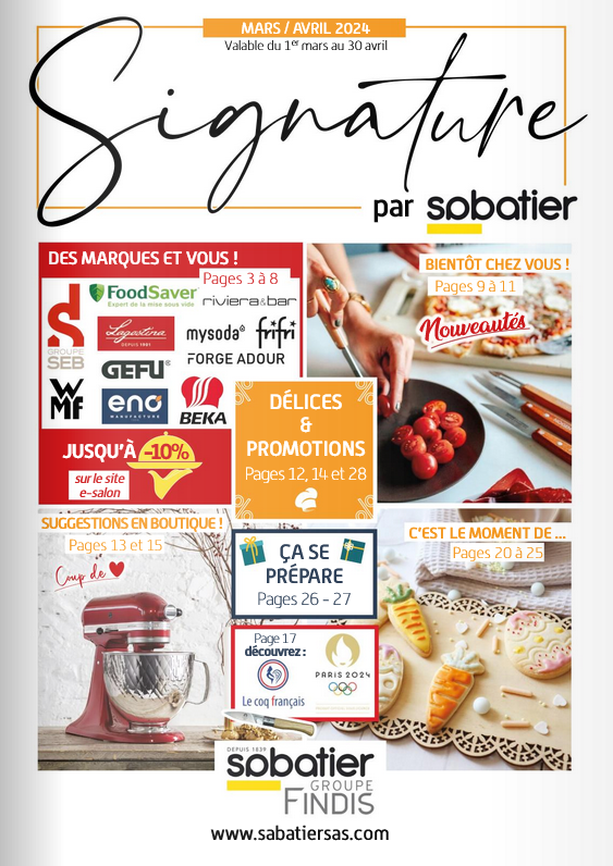 Couverture Signature par Sabatier